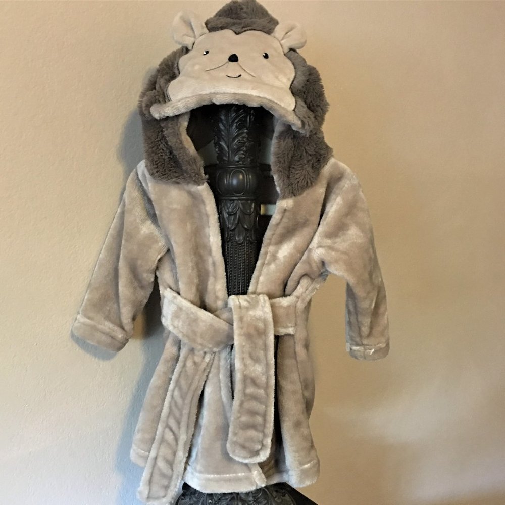 HUDSON BABY Soft Plush Baby Bathrobe  |  0-9 Mnth - Picture 2 of 8